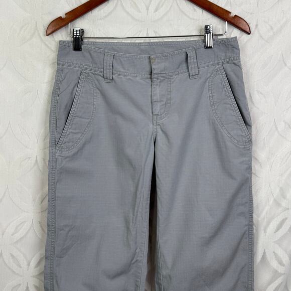 5 for $25| The North Face Cropped Hiking Activewear Gray Cotton Pants Size 4 - Picture 4 of 8